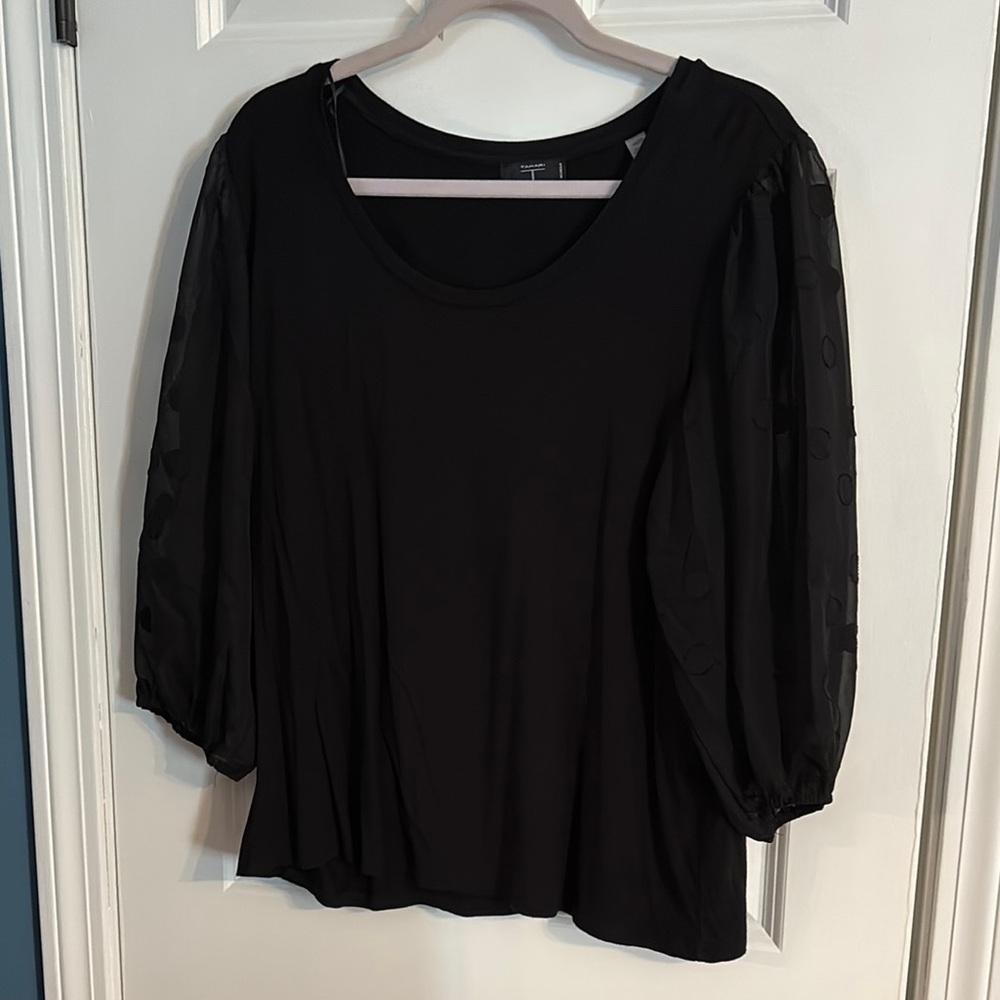 Elegant Black Women's Top
